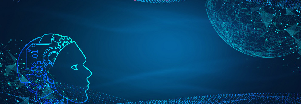 Ein stilisierter Header für die Website mit Effekten